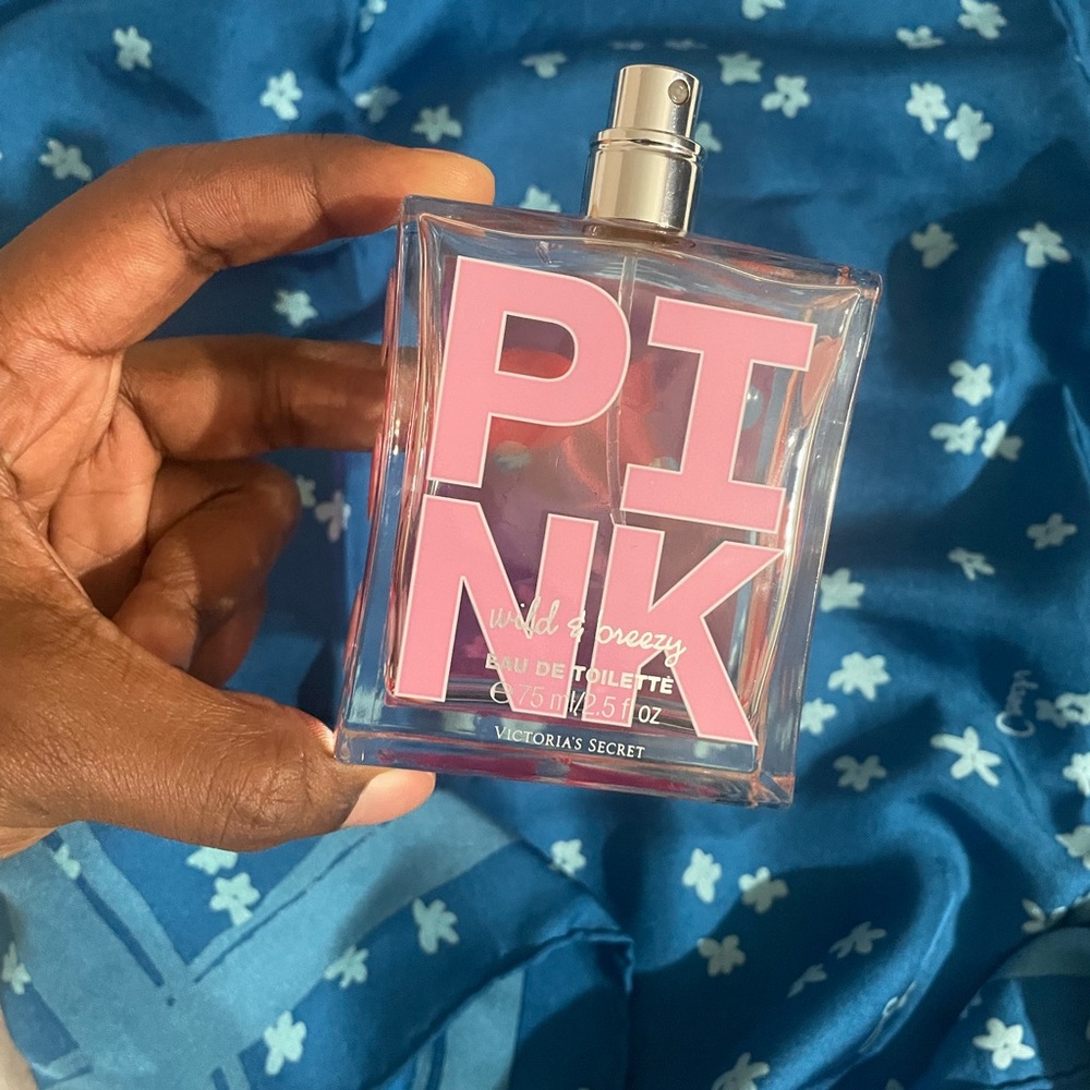 VINTAGE VS PINK WILD & BREEZY Eau De Toilette Perfume Almost Empty.